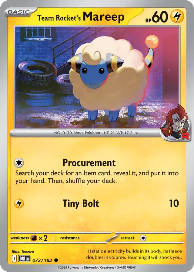 Team Rocket's Mareep