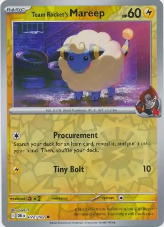 Team Rocket's Mareep