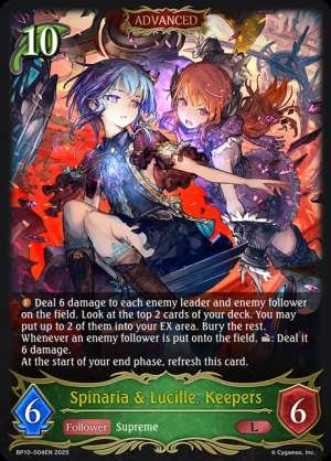 Spinaria & Lucille Keepers