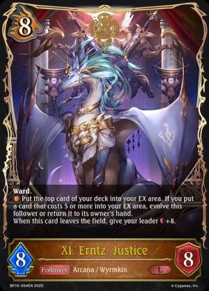 XI. Erntz, Justice