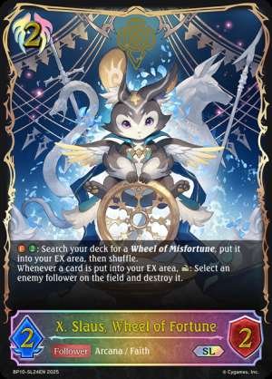 X. Slaus Wheel of Fortune