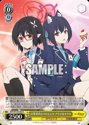 A Moment with the Countermeasures Committee Ayane & Serika