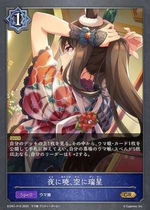 Dawn in the night, auspicious star in the sky