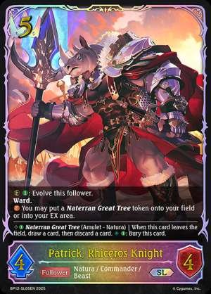 Patrick, Rhiceros Knight