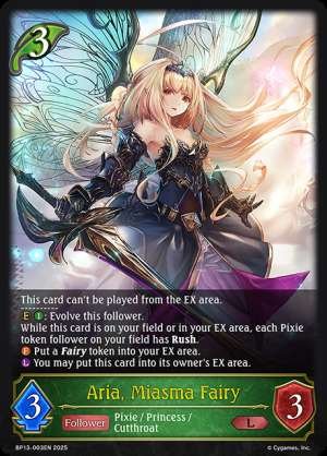 Aria, Miasma Fairy