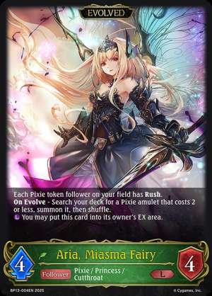Aria, Miasma Fairy