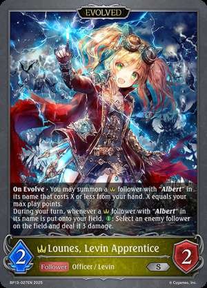 Lounes, Levin Apprentice