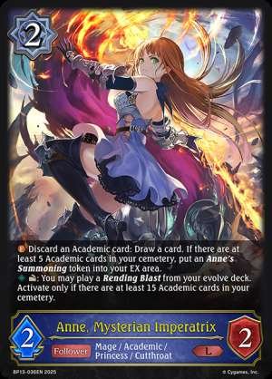 Anne, Mysterian Imperatrix