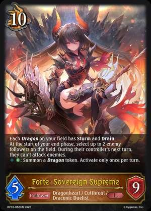 Forte, Sovereign Supreme