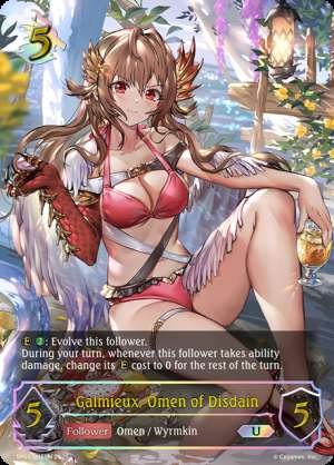 Galmieux, Omen of Disdain