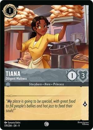 Tiana – Diligent Waitress
