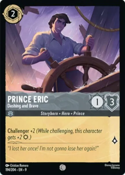 Prince Eric – Dashing and Brave
