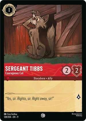Sergeant Tibbs – Courageous Cat
