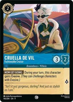 Cruella De Vil – Fashionable Cruiser
