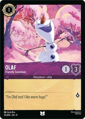 Olaf – Friendly Snowman