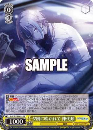 Blown by the evening breeze Rui Kamishiro