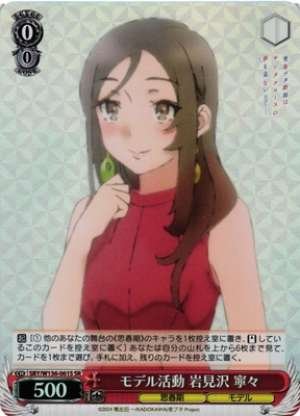 Model activity: Nene Iwamizawa