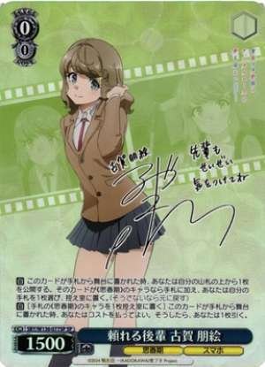 A reliable junior colleague, Tomoe Koga