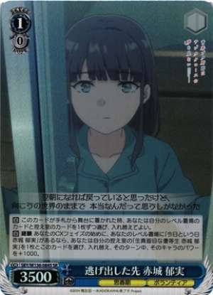 Where she ran away to: Akagi Ikumi