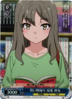 Returning from shopping, Futaba Rio
