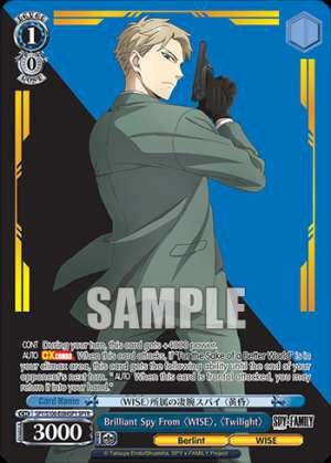 Brilliant Spy From 〈WISE〉, 〈Twilight〉