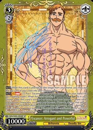 Escanor: Arrogant and Powerful