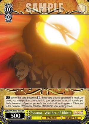 Escanor: Wielder of Rhitta