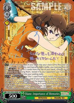 Diane: Importance of Memories