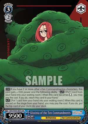Gloxinia of the Ten Commandments