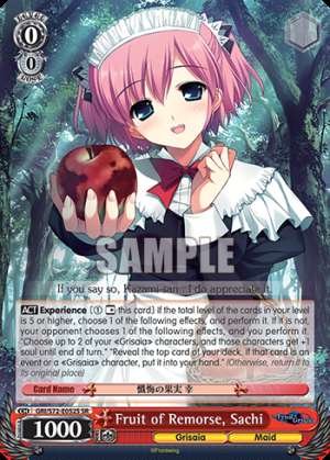 Fruit of Remorse, Sachi