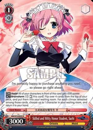 Skilled and Witty Honor Student, Sachi