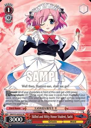 Skilled and Witty Honor Student, Sachi