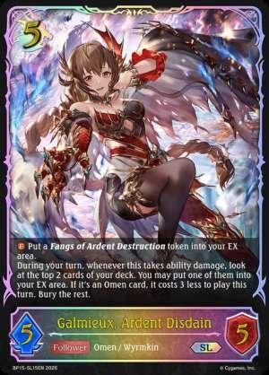 Galmieux, Ardent Disdain