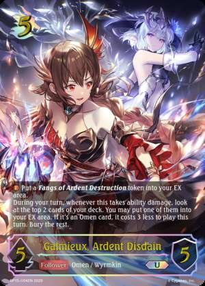 Galmieux, Ardent Disdain