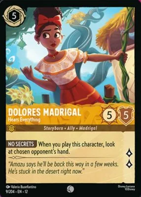 Dolores Madrigal – Hears Everything