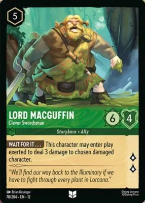 Lord MacGuffin – Clever Swordsman
