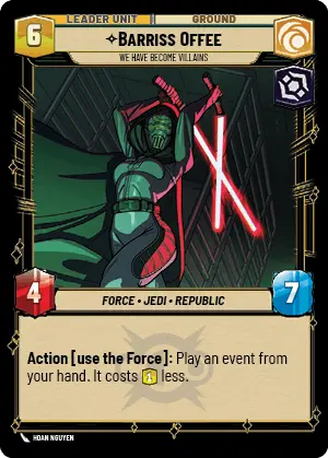 Barriss Offee We Have Become Villains