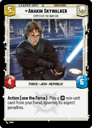 Anakin Skywalker Tempted by the Dark Side