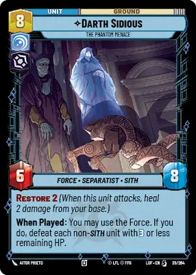 Darth Sidious The Phantom Menace