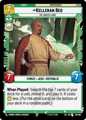 Kelleran Beq The Sabered Hand