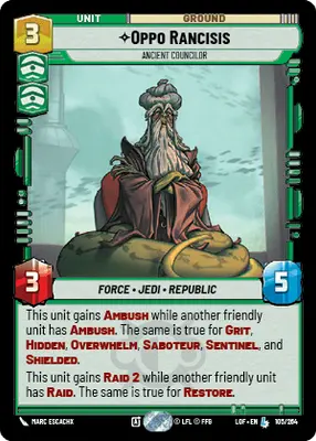 Oppo Rancisis Ancient Councilor