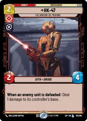 HK-47 Exclamation: Die, Meatbag!