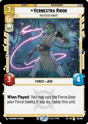 Vernestra Rwoh Precocious Knight