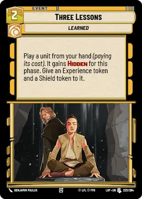 Three Lessons