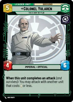 Colonel Yularen This Is Why We Plan