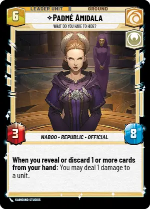 Padmé Amidala What Do You Have to Hide?