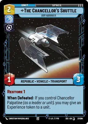 The Chancellor's Shuttle Grim Harbinger