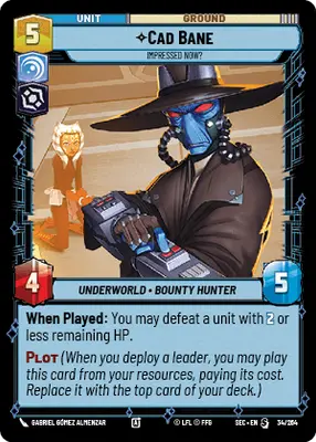 Cad Bane Impressed Now?