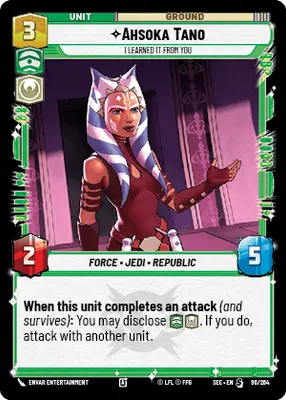 Ahsoka Tano I Learned It from You