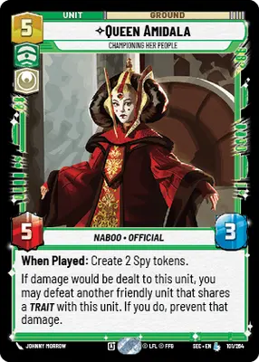 Queen Amidala Championing Her People